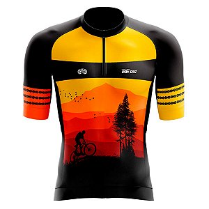 CAMISA DE CICLISMO MASCULINA BIKE PINHEIRO ZIPER PARCIAL