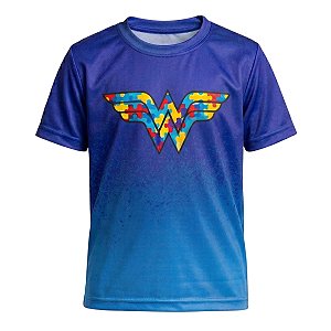 Camiseta Esportiva Infantil Rkc Sports Autismo Maravilha uv+50