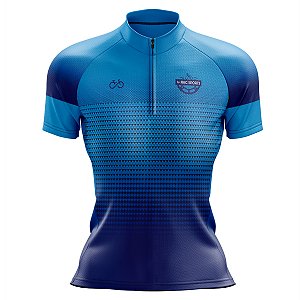 Camiseta Ciclismo Feminina Manga Curta Montanhas UV+50