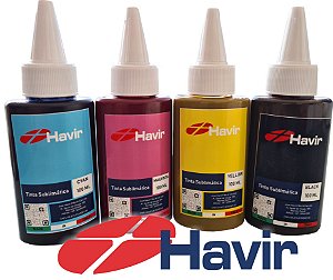 Tinta Sublimática HAVIR ORIGINAL 4x 100ml + Perfil de cores exclusivo