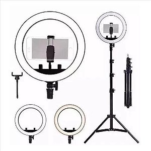 Ring Light - Iluminador de Led / (6, 10, 12, 14, 18 Polegadas)