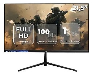 Monitor Gaming 21,5 Full Hd 100hz 1ms Borda Fina Bivolt - Grasep