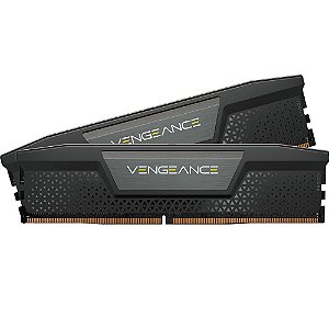 Memória RAM Corsair Vengeance, 64GB (2x32GB), 5200MHz, DDR5, CL40, Preto - CMK64GX5M2B5200C40