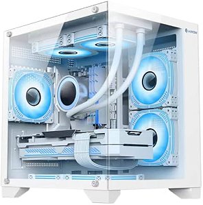 GABINETE BRANCO GB1791 C/ 4 FANS