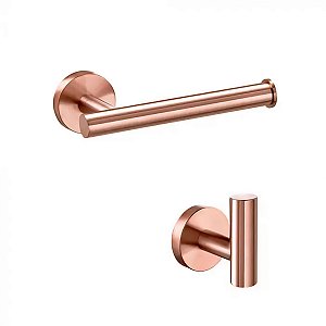 Kit de Acessórios para Lavabo Tarsila Rosé Gold