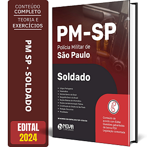 Apostila Concurso PM SP 2024 - SOLDADO - Polícia Militar de São Paulo