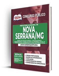 Apostila Nova Serrana MG - Agente de Apoio Da Saúde 3