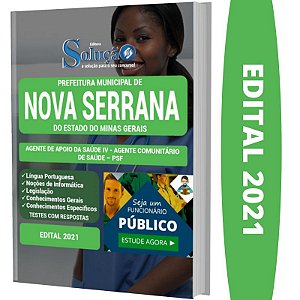 Apostila Nova Serrana MG - Agente Comunitário de Saúde - PSF