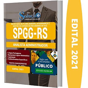 Apostila Concurso SPGG RS - Analista Administrador