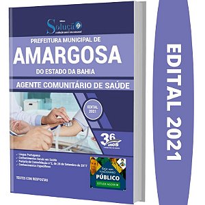 Apostila Prefeitura Amargosa BA Agente Comunitário de Saúde