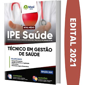 Apostila IPE Saúde - Técnico em Gestão de Saúde Nível Médio