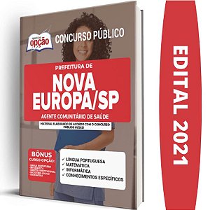 Apostila Nova Europa SP - Agente Comunitário de Saúde