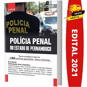 Apostila POLICIA PENAL DO ESTADO DE PERNAMBUCO - PPPE