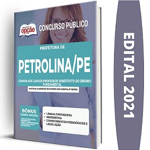 Apostila Petrolina PE - Professor Substituto Fundamental