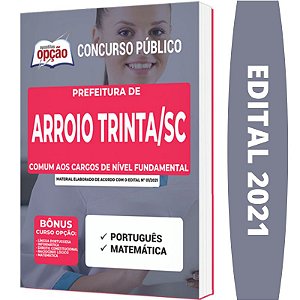 Apostila Arroio Trinta SC - Cargos de Nível Fundamental