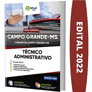 Apostila Câmara de Campo Grande MS Assistente Administrativo