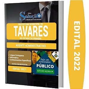 Apostila Prefeitura Tavares PB - Agente Administrativo