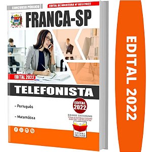 Apostila Concurso Franca SP - TELEFONISTA