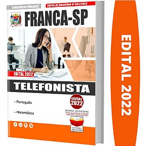 Apostila Concurso Franca SP - TELEFONISTA