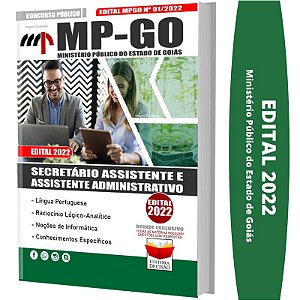Apostila MP GO - ASSISTENTE ADMINISTRATIVO E SECRETÁRIO