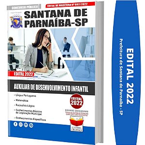 Apostila Santana de Parnaíba SP - Auxiliar Infantil