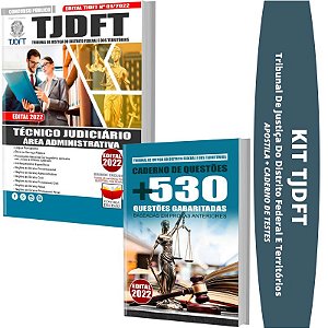 Kit Apostila TJDFT - Técnico Área Administrativa + Testes