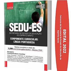 APOSTILA SEDU ES - COMPONENTE CURRICULAR LÍNGUA PORTUGUESA