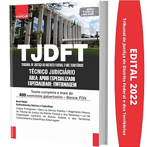 Apostila Concurso TJDFT - TÉCNICO JUDICIÁRIO - ENFERMAGEM