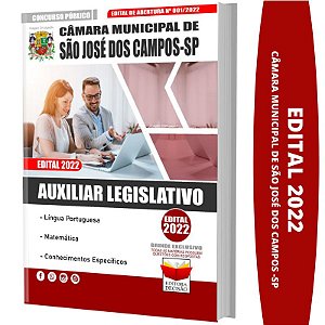 Apostila Câmara São José dos Campos SP Auxiliar Legislativo