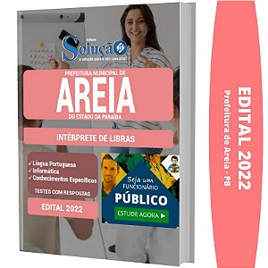 Apostila Concurso Areia PB - Intérprete de Libras