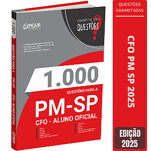 Caderno de Questões CFO PM SP - ALUNO OFICIAL PM