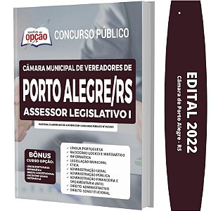 Apostila Câmara Porto Alegre RS - Assessor Legislativo 1