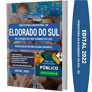 Apostila Eldorado do Sul RS - Professor de Educação Infantil