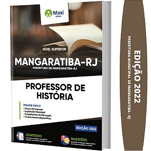 Apostila Prefeitura Mangaratiba RJ Professor de História