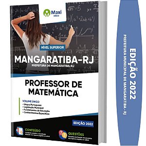 Apostila Prefeitura Mangaratiba RJ Professor de Matemática