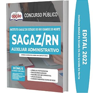 Apostila Instituto SAGAZ RN - Auxiliar Administrativo
