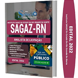 Apostila Instituto SAGAZ RN - Analista de Licitação