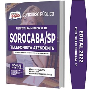 Apostila Concurso Sorocaba SP - Telefonista Atendente