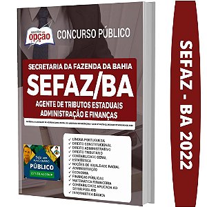 Apostila SEFAZ BA Agente de Tributos Estaduais Administração