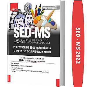 Apostila Concurso SED MS - PROFESSOR ARTE