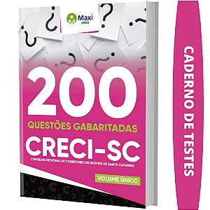 Apostila Concurso CRECI SC - Caderno de Testes