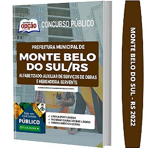 Apostila Monte Belo do Sul RS Auxiliar de Serviços de Obras