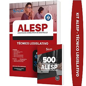 Kit Apostila ALESP - Técnico Legislativo + Caderno de Testes