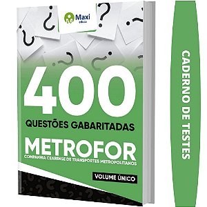 Caderno de Testes Concurso METROFOR