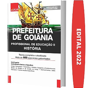 Apostila PREFEITURA DE GOIÂNIA - PROFISSIONAL2 - HISTÓRIA