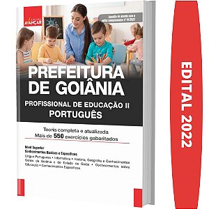 Apostila PREFEITURA DE GOIÂNIA - PROFISSIONAL2 - PORTUGUÊS