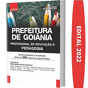 Apostila PREFEITURA DE GOIÂNIA - PROFISSIONAL2 - PEDAGOGIA