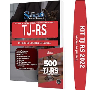 Kit Apostila TJ RS - Oficial de Justiça Estadual + Testes