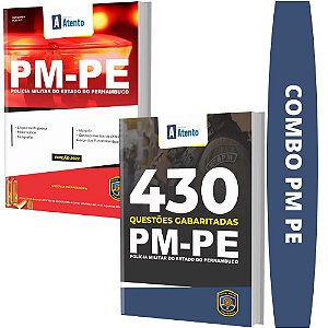 Combo Apostila Concurso PM PE - Soldado + Caderno de Testes