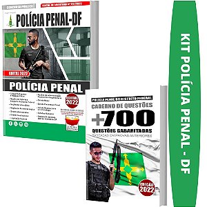 Kit Concurso POLÍCIA PENAL DF - POLÍCIA PENAL + Testes